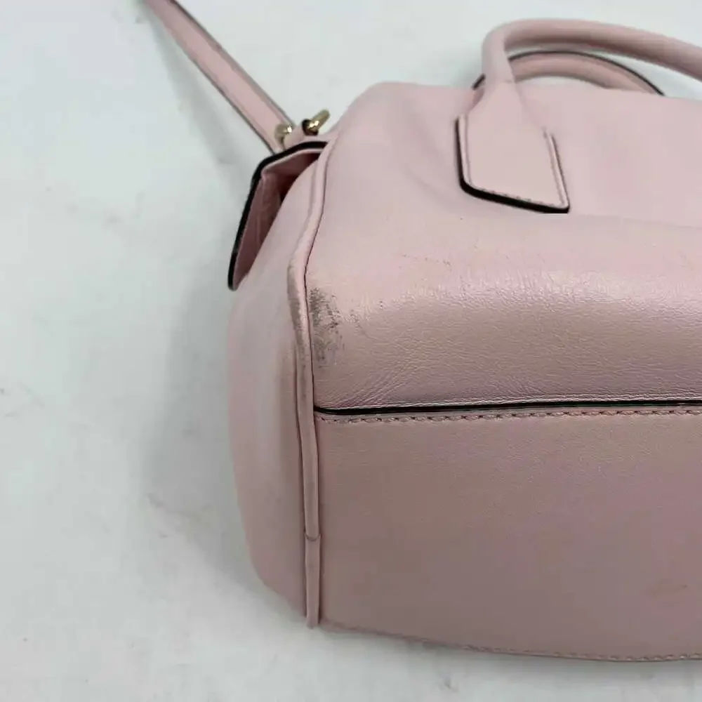 Kate Spade Pink Bow Detail Leather Crossbody Bag | OS Regular